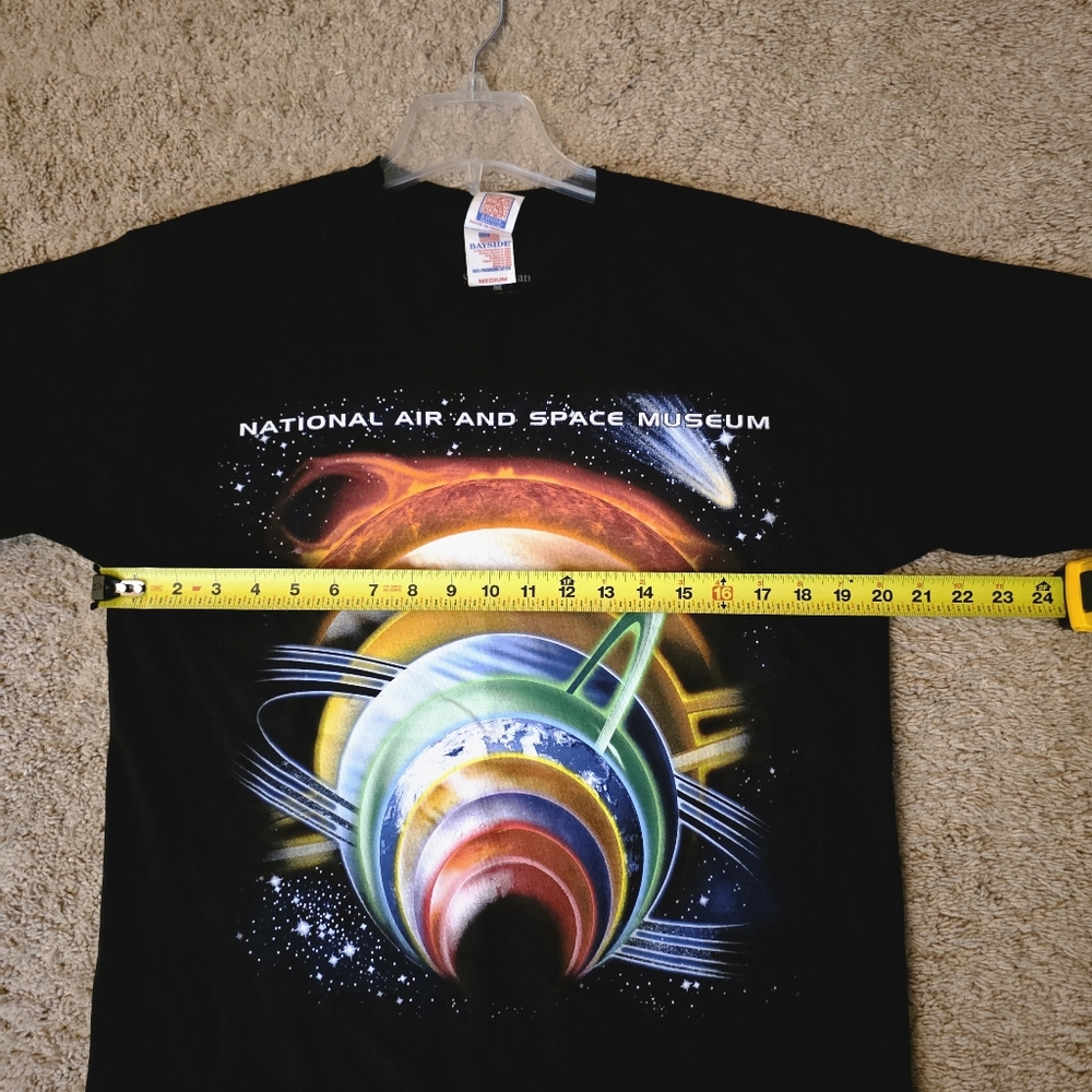 National Air and Space Museum Dbl Sided Graphic Tee Size Medium on Bayside USA - Picture 6 of 7